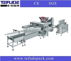 Automatische Zuführ- und Verpackungslinie für Cupcakes